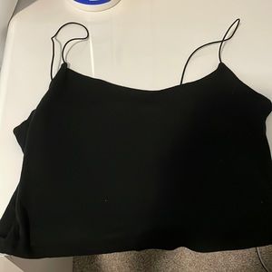 Black large garage cami